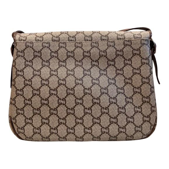 GUCCI PLUS Authentic Vintage GG Supreme Canvas Crossbody Shoulder Bag w/ COA - Picture 3 of 10